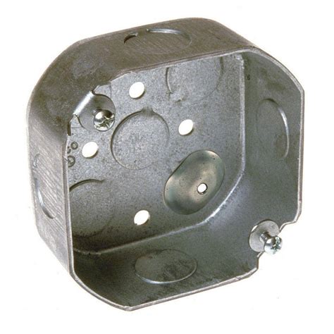 octagon metal junction box with flange|old work octagon electrical box.